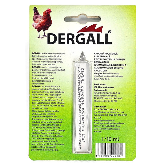 Dergall – Capcană polimerică pulverizabilă